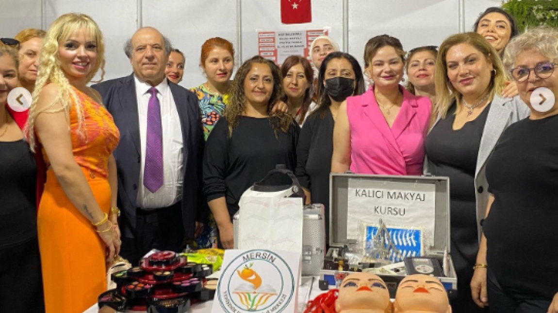CNR EXPO'da düzenlenen Mersin Güzellik ve Kozmetik Fuarı'na Yenişehir Halk Eğitimi Merkezi Müdürlüğümüzce katılım sağladık.